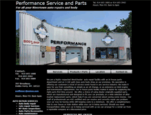 Tablet Screenshot of performanceserviceandparts.com